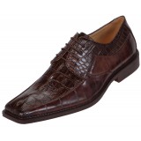 Bolano Style 6720 Brown Croc Print Oxford