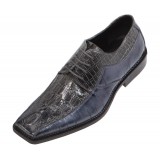 Bolano Style 6720 Grey Croc Print Oxford