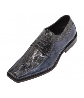 Bolano Style 6720 Grey Croc Print Oxford