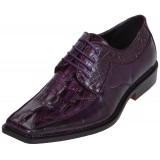 Bolano Style 6720 Purple Croc Print Oxford