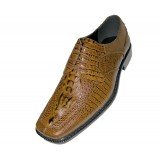 Bolano Style 733 Mustard Alligator Print Oxford