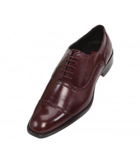 Bolano Style Ceri Burgundy Oxford Dress Shoe