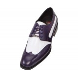 Bolano Style Taryn Two Tone Purple andamp; White