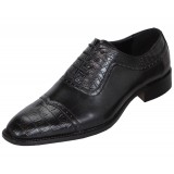 Bolano Style WYND Black Two Tone Croc Print