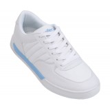 Pelle Pelle Mens Blue/White Sneaker with Pelle Logo on Back: Halftime-205