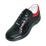 Pelle Pelle P221 Black andamp; Red Lace Up Air Bottom