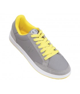 Pelle Pelle Playmaker Grey and Yellow Sneaker