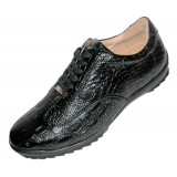 Pelle Pelle PP0303 Black Croc Print Sneaker