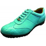 Pelle Pelle PP1039 Turquoise Croc Print Lace Up