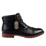 Rocawear Menand#039;s ROC-N-BRICK-01 Smooth Lace-Up Fashion Boots with Captoe