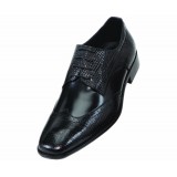 Steven Land SL9080 Black Leather Wingtip