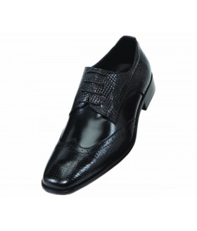 Steven Land SL9080 Black Leather Wingtip