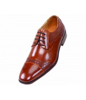 Steven Land SL9711 Tan Leather Cap Toe