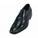 Steven Land SL9715 Black Leather Cap Toe