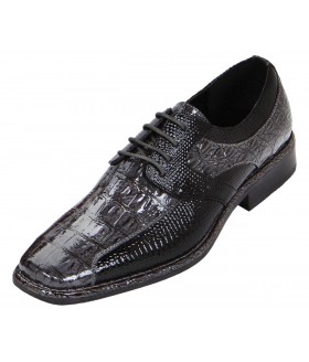 Viotti Style 1213 Grey andamp; Black 2 Tone Croc Print SALE