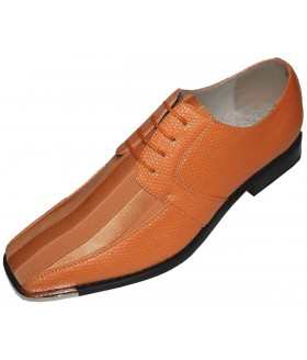 Viotti Style 163ST Peach Striped Satin Oxford