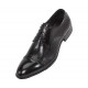 Steven Land Mens Black Classic Lace-up Cap-Toe Genuine Leather SL9540